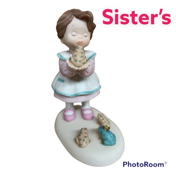 1992 Enesco Sisters & Best Friends Before You Meet Your Handsome Prince Toads - Picture 2 of 5